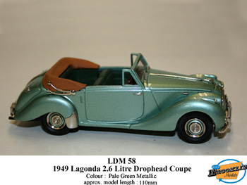 Lansdowne LDM 58 Lagonda 2,6 Litre Drophead Coup 1949