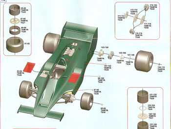 Silver Line SLK 041 Lotus 80 F.1 Ford F.1 Spanish GP 1979