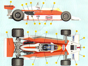 Silver Line SLK 054 Mc Laren M 26 F.1 Ford British GP 1977