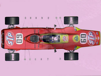 Tameo TMK 378 Lotus 56 Turbina Indianapolis 1968