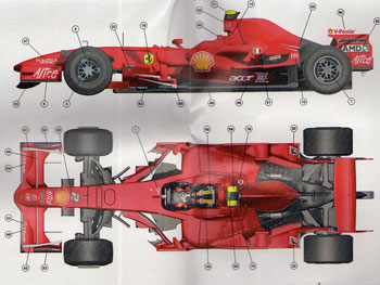 Tameo TMK 380 Ferrari F2008 F.1 GP Italia 2008