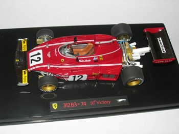 Mattel N5601 Ferrari 312 B3 F.1 Winner French GP 1974