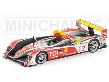 Minichamps 089802 Audi R10 Tdi #2 Winner Le Mans 2008