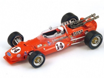 Spark Models S43IN67 Coyote #14 Winner 500 Miles Indianapolis 1967