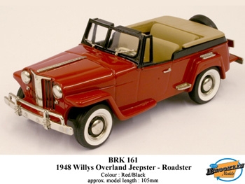 Brooklin BRK 161 Willys Overland Jeepster Roadster 1948