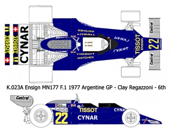 Modellismo 90 K.023A Ensign MN177 F.1 Ford 