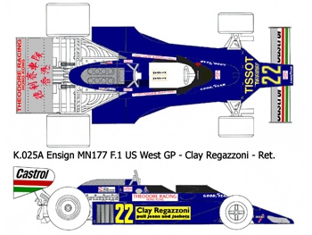 Modellismo 90 K.025A Ensign MN 177 F.1 Ford 