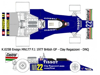 Modellismo 90 K.025B Ensign MN 177 F.1 Ford 