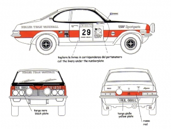 Modellismo 90 K.042 Vauxhall Magnum Gr.1 RAC/1000 Lakes 1974 