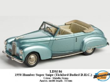 Lansdowne LDM 86 Humber Super Snipe Tickfort Bodied 1950  