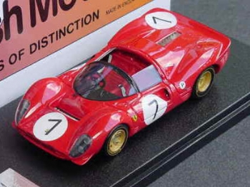 Marsh Models MM 182 Ferrari 330 P4 Spider BOAC 500 Brands Hatch 1967