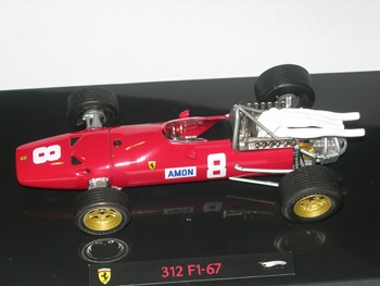 Mattel N5585 Ferrari 312 F.1 #8 British GP 1967