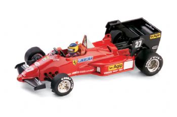 Brumm R142CH Ferrari 126 C4 F.1 1984 con pilota