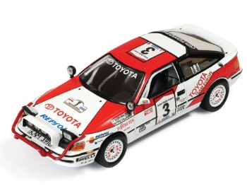 IXO RAC 107 Toyota Celica 4WD #3 Winner Safari 1990