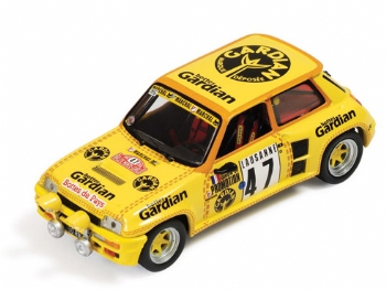 IXO RAC 207 Renault 5 Turbo #47 Rally Montecarlo 1982