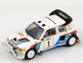 Spark Models S1283 Peugeot 205 T16 Evo 2 #1 Rally Montecarlo 1986