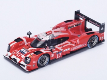 Spark Models S4638 Porsche 919 Hybrid #17 2nd Le Mans 2015