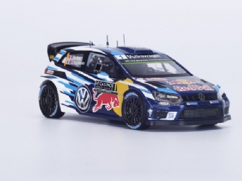 Spark Models S4960 Volkswagen Polo R #1 Winner Rally Montecarlo 2016 