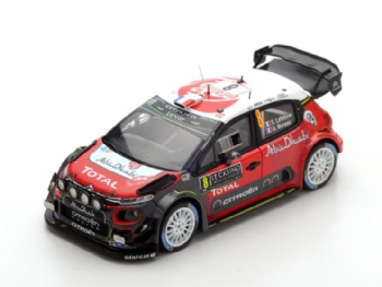 Spark Models S5159 Citroen C3 WRC #8 Rally Montecarlo 2017