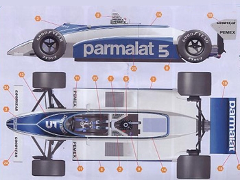 Silver Line SLK 067 Brabham BT 49C F.1 Ford 