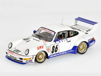 Spark Models S1932 Porsche 911 Turbo S #86 Winner Zuhai 1994