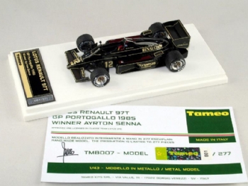 Tameo TMB 007 Lotus 97T F.1 Renault #12 Winner Portoguese GP 198