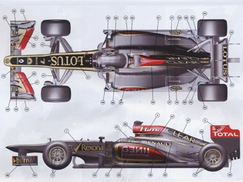 Tameo TMK 414 Lotus E21 F.1 Renault Winner Australian GP 2013