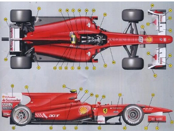 Tameo TMK 392 Ferrari F10 F.1 Winner Italian GP 2010