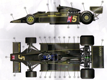 Tameo TMK 393 Lotus 78 F.1 Ford 