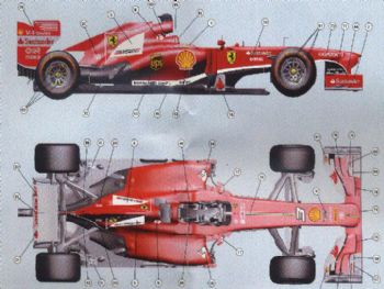 Tameo TMK 417 Ferrari F138 F.1 Winner Spanish GP 2013