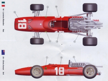 Tameo TMK 419 Ferrari 312 F.1 Monaco GP 1967