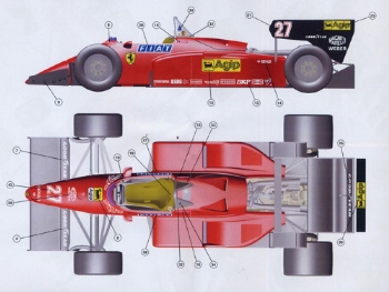 Tameo TMK 420 Ferrari 126 C4-M2 F.1 GP Europa 1984