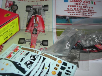 Tameo TMK 429 Ferrari SF15-T F.1 Winner Malesian GP 2015 Vettel