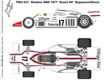 This Way Up TWU 031 Shadow DN8A F.1 Ford 