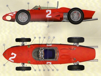 Tameo WCT 61 Ferrari 156 F.1 Winner Italian GP 1961 W.C.