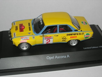 Schuco 02675 Opel Ascona A Gr.A # 2 Rally Elba 1975 