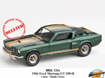 Brooklin BRK 124x (FS09 GREEN) Ford Mustang GT 350-H 1966