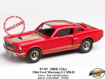 Brooklin BRK 124x (FS09 RED) Ford Mustang GT 350 H 1966