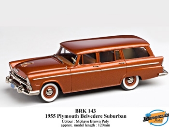 Brooklin BRK 143 Plymouth Belvedere Suburban 1955