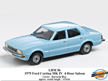 Lansdowne LDM 56 Ford Cortina Mk IV 4-doors Saloon 1979