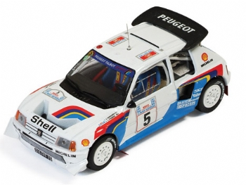 IXO RAC 119 Peugeot 205 T16 Evo2 # Rally Acropoli 1986