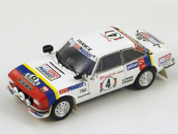 Spark Models S1295 Peugeot 504 Coup #4 Winner Safari 1978