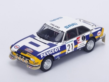 Spark Models S1296 PEUGEOT 504 n21 1er  Rallye Cte Ivoire 1976