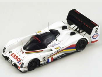 Spark Models S1299 Peugeot 905 Ev1 #2 3rd Le Mans 1993 