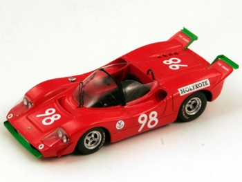 Spark Models S1324 Abarth Sport 2000 #98 Targa Florio 1970