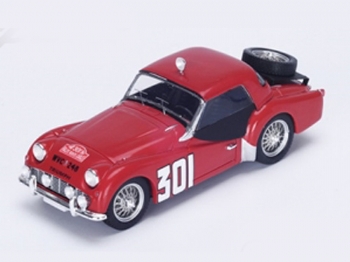 Spark Models S1408 TRIUMPH TR3 A #301 Monte Carlo 1960