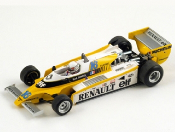 Spark Models S1758 Renault RE20 F.1 #16 Winner Brazilian GP 1980