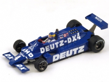 Spark Models S1886 Tyrrell 010 F.1 Ford #4 Southafrican GP 1981