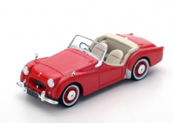 Spark Models S2179 Triumph TR2 1953 Red