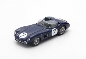 Spark Models S2443 Aston Martin DBR1 #7 3rd Le Mans 1960